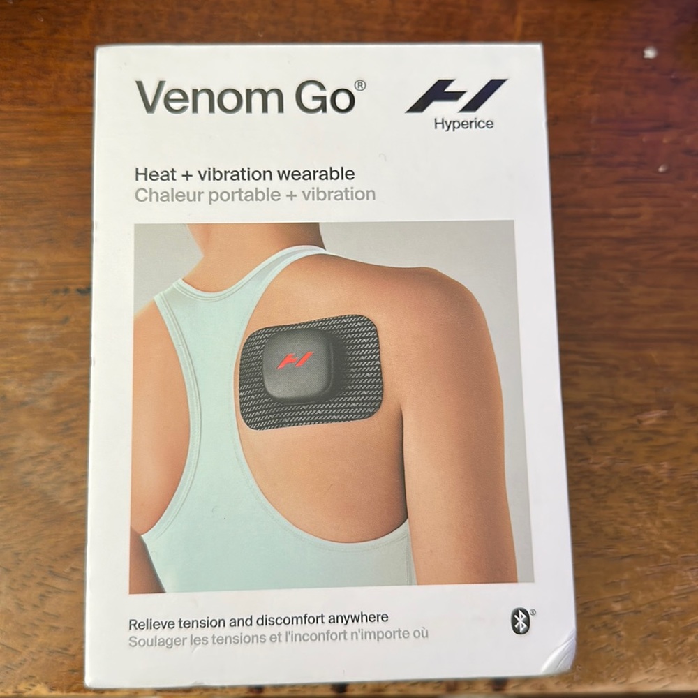 Hyperice Venom go heat+vibration wearable massager